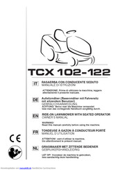 Stiga TCX 102-Serie Gebrauchsanweisung