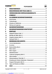Powerplus POWXG60230 Handbuch