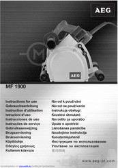 AEG MF 1900 Gebrauchsanleitung