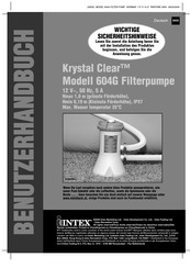 Intex Krystal Clear 604G Benutzerhandbuch