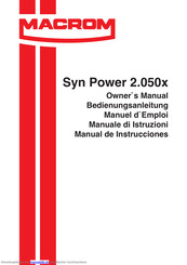 Macrom Syn Power 2.050x Bedienungsanleitung