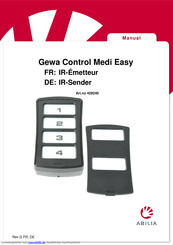 Abilia Gewa Control Medi Easy Handbuch
