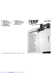 Ferm RCM1002 Gebrauchsanweisung