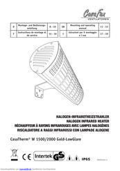 CasaFan W 2000 Gold-LowGlare Montageanleitung Und Bedienungsanleitung