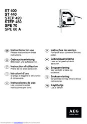 AEG Powertools STEP 450 Gebrauchsanleitung