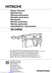 Hitachi Koki DH 24PD2 Bedienungsanleitung