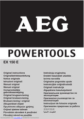 AEG Powertools EX 150 E Originalbetriebsanleitung