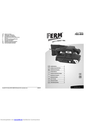Ferm FBS-800 Gebrauchsanweisung