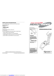 Healthrider 990S Bedienungsanleitung