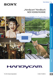 Sony NEX-VG900 Handbuch