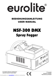 EuroLite NSF-300 DMX Bedienungsanleitung
