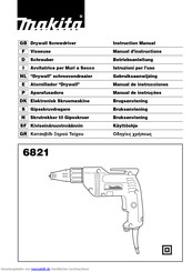 Makita 6821 Betriebsanleitung
