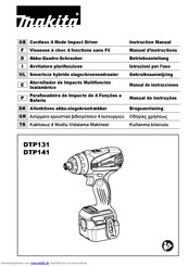 Makita DTP141 Betriebsanleitung