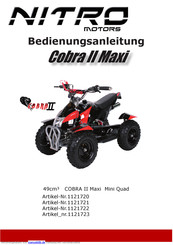 Nitro COBRA II Maxi Series Bedienungsanleitung