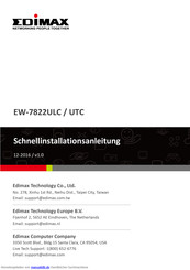 Edimax EW-7822UTC Schnellinstallationsanleitung