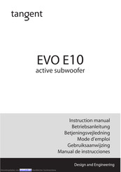 Tangent EVO E10 Betriebsanleitung