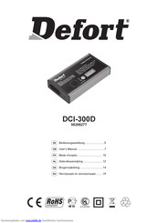 Defort DCI-300D Bedienungsanleitung