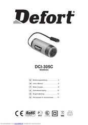 Defort DCI-305C Bedienungsanleitung