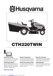 Husqvarna CTH220TWIN Handbuch