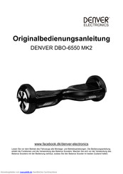 Denver DBO-6550 MK2 Originalbetriebsanleitung