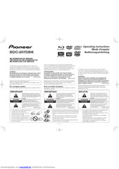Pioneer BDC-207DBK Bedienungsanleitung