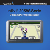 Garmin Nuvi 205W-Serie Schnellstartanleitung