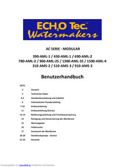 ECH2O Tec. 430-AML-1 Benutzerhandbuch