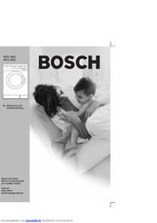Bosch wfo 2860 Gebrauchsanleitung