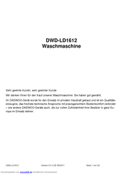 Daewoo DWD-LD1612 Bedienungsanleitung