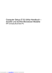 HP dx2390 Handbuch