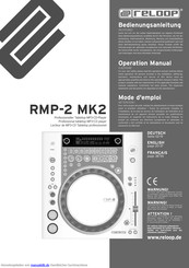 Reloop RMP-2 MK2 Bedienungsanleitung