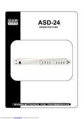 DAPAudio ASD-24 Handbuch