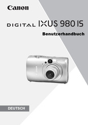 Canon IXUS 980 IS Benutzerhandbuch