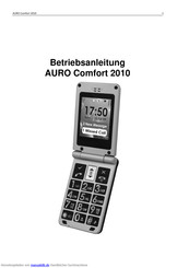 AURO comfort 2010 Betriebsanleitung
