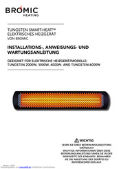 Bromic Heating Tungsten 2000W Installation Und Wartung