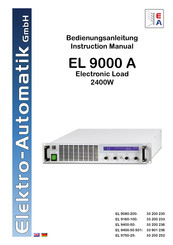 EA-ELEKTRO-AUTOMATIK EL 9400-50 S01 Bedienungsanleitung