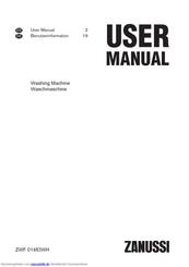 Zanussi ZWF 01483WH Benutzerhandbuch