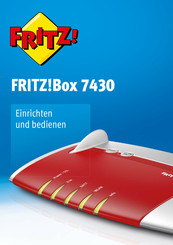 Fritz! FRITZ!Box 7430 Handbuch