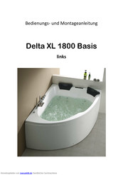 Delta XL 1800 Basis Bedienungs- Und Montageanleitung