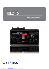 Graphtec midi LOGGER Kurzanleitung