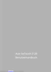 Acer beTouch E120 Benutzerhandbuch
