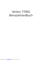 Acer Veriton 7700G Benutzerhandbuch