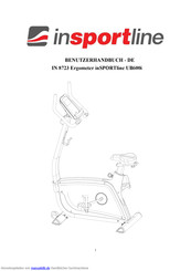 Insportline UB600i Benutzerhandbuch