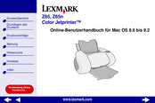 Lexmark Z65n Color Jetprinter Benutzerhandbuch