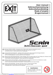 EXIT Toys SCALA Soccer goal Gebrauchsanweisung