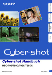 Sony Cyber-shot dsc-t99D Handbuch