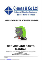 Clemas & Co GANSOW 61BF 57 Servicehandbuch