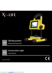 X4-Life LED Baustrahler Bedienungsanleitung