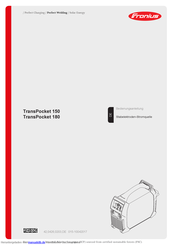 Fronius TransPocket 180 Bedienungsanleitung