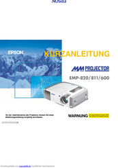 Epson EMP-820 Kurzanleitung
